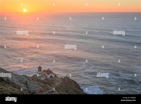 Point Reyes Lighthouse, Sunset. Point Reyes National Seashore, North ...