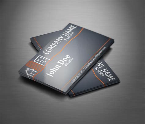 Real Estate Business Card Free Template by BorceMarkoski on DeviantArt