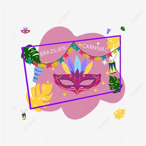 Brazilian Carnival Vector Illustration, Brazilian Carnival, Brazilian ...