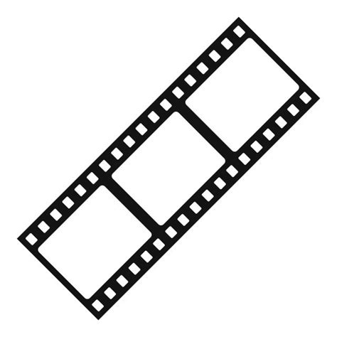 Film Strip Icon Simple Style PNG Images, Strip, Camera, Simple PNG Transparent Background ...