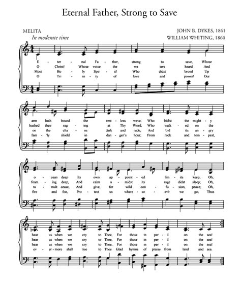 Navy Hymn - Eternal Father, Strong to Save