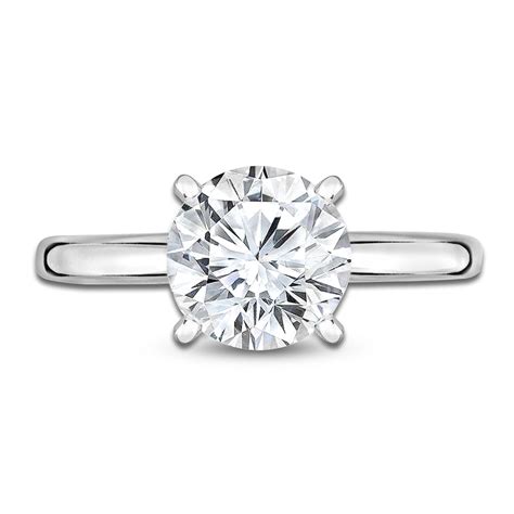 Diamond Solitaire Ring 2 ct tw 14K White Gold (I/I2) | Jared