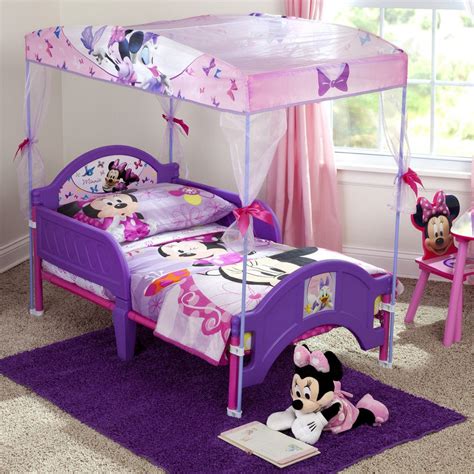 DAANIS: Purple Minnie Mouse Crib Bedding