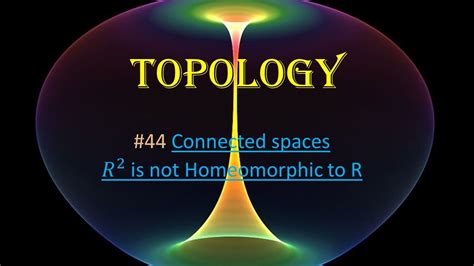 #44 Topology || R is not Homeomorphic to R^2 - YouTube