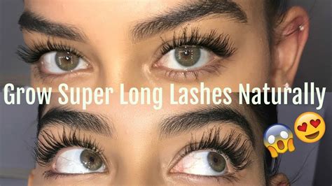 HOW TO GROW YOUR LASHES NATURALLY - YouTube