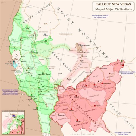 Found this amazing map of NCR and Caesar's Legion territory by the ...