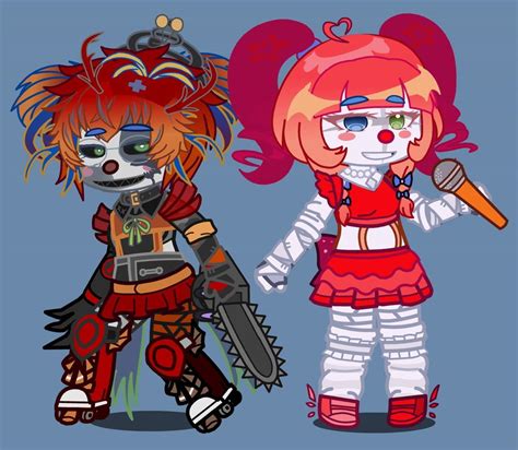 Scrap Baby & Circus Baby 🤡 | Anime fnaf, Fnaf drawings, Circus baby