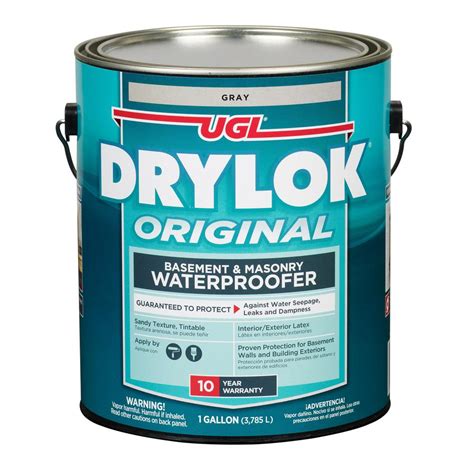 DRYLOK 1 Gal. Gray Masonry Waterproofer-27613 - The Home Depot