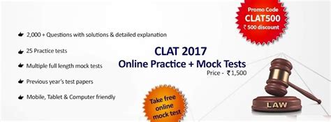 CLAT Online Practice & Mock Tests 2017 at Rs 500/subject in Bengaluru ...