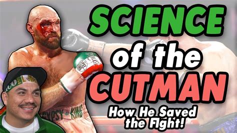 Tyson Fury WILD Eye Cut | The SCIENCE used by Cutman to Save the Fight ...