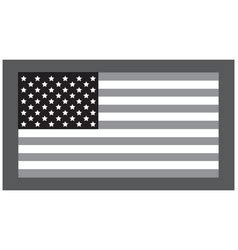 American flag color grayscale Royalty Free Vector Image