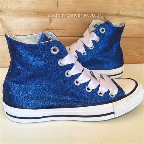 Glitter | Royal blue converse, Glitter converse, Glittery shoes