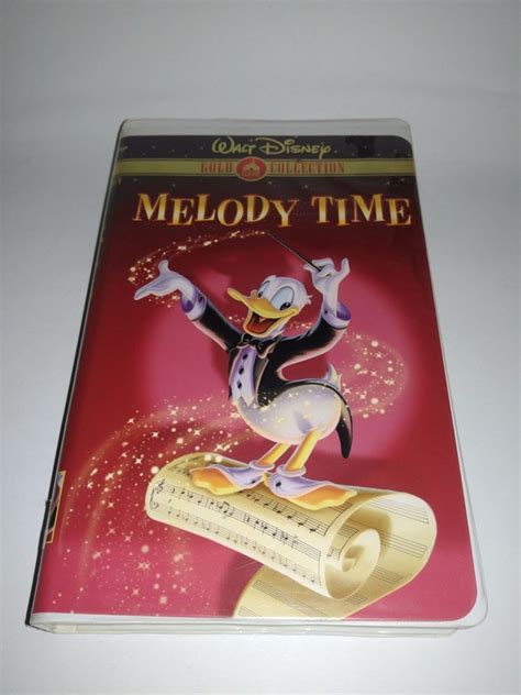 Melody Time VHS, 2000, Gold Collection Edition Childrens Disney Cartoon VCR Tape | Gold ...