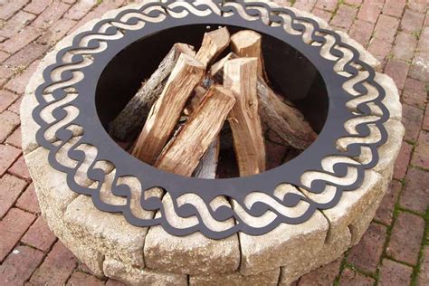 Fire Pit Metal Ring Insert | FIREPLACE DESIGN IDEAS