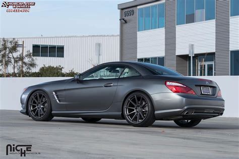 Mercedes Benz SL550 Niche Essen M147 Matte Black 20 X 8.50