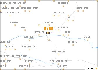 Ayna (Spain) map - nona.net