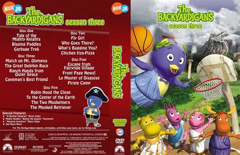 The Backyardigans: Season Three - TV DVD Custom Covers - BackyardigansSeasonThree :: DVD Covers