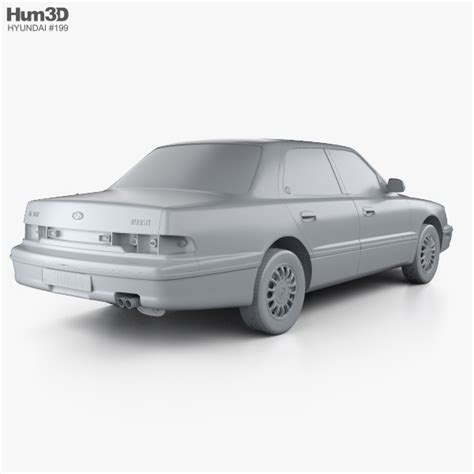 Hyundai Dynasty 2005 3D model - Vehicles on Hum3D