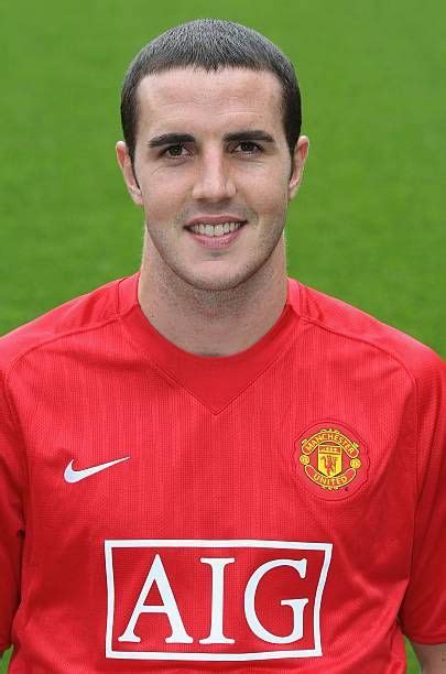 John O'Shea of Manchester United poses during the club's official... | Manchester united, Old ...