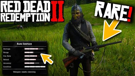 RARE WEAPON! SECRET LEGENDARY RARE SHOTGUN LOCATION in Red Dead ...