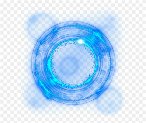 Blue Light Ring Effect Free Png Hq Clipart - Blue Light Background Png ...