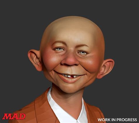 Alfred E. Neuman Caricature | Mad Magazine