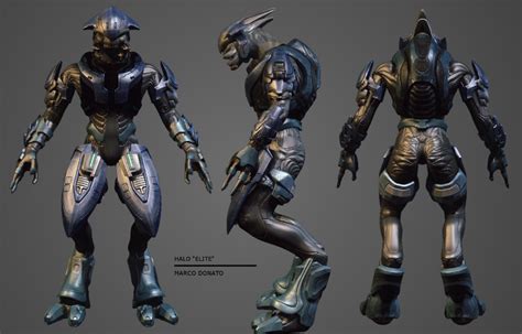 ArtStation - COVENANT ELITE for HALO fan-film, Marco Donato Halo Drawings, Halo Game, Halo 2 ...