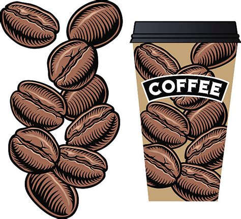 Coffee Bean Clip Art, Vector Images & Illustrations - iStock