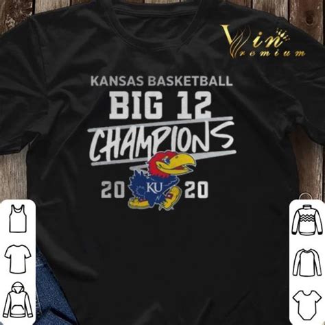 Kansas Jayhawks 2020 Big 12 Basketball Champions shirt sweater, hoodie ...