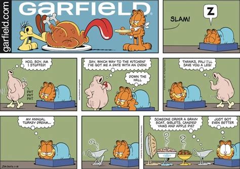 Garfield Thanksgiving Comic Strip