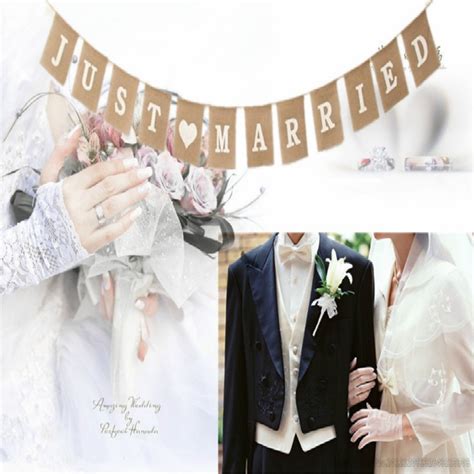 Jute Rope Flax Wedding Photo Props Vintage Banner Jute Burlap Bunting Just Married Rustic ...