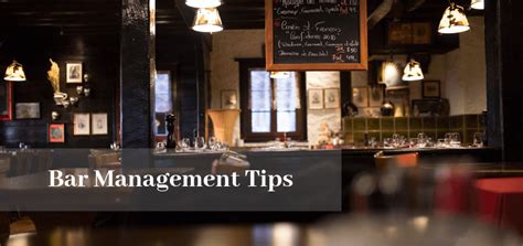 18 Bar Management Tips to Drive Your Sales | Glimpse Corp