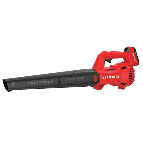 CRAFTSMAN 20-Volt Max 90-MPH Handheld Cordless Electric Leaf Blower 2 Ah (Battery & Charger ...