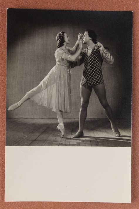 Russian ballet Romeo and Juliet. Star couple of Russian ballet Galina ULANOVA and Zhdanov ...