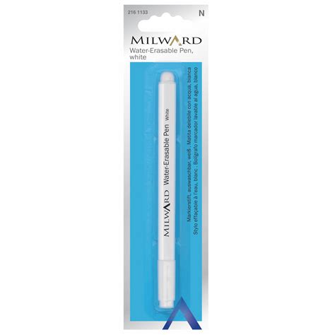 Pen: Fabric Marker: Water-Erasable: White: 1 Piece - Milward - Groves ...