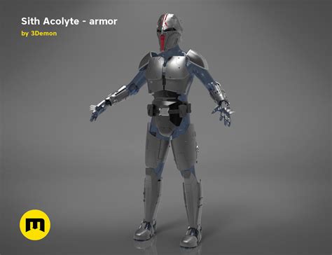 Sith Acolyte – armor | 3Demon - 3D print models download