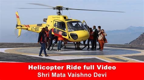 Mata Vaishno Devi to Katra Via Helicopter Ride - Inside and Outside ...