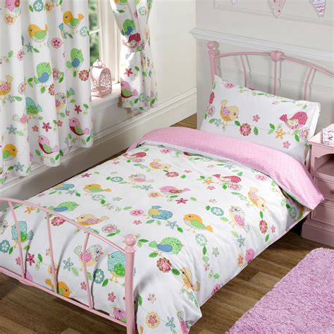 TWEET TWEET BIRDS BEDDING - SINGLE DOUBLE JUNIOR DUVET COVERS MATCHING ...