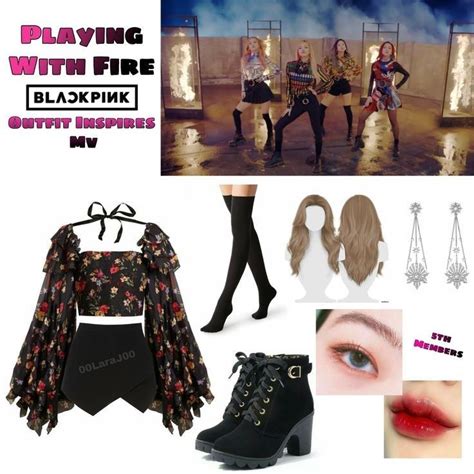 BLACKPINK M/V 'Playing With Fire' 5th Member Outfit | Ropa kpop, Moda ...