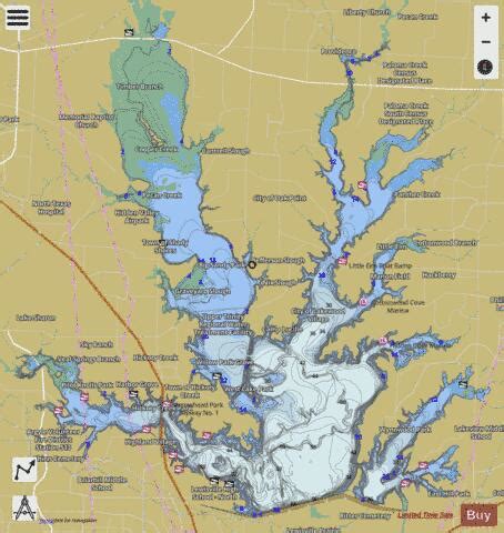 Lewisville Fishing Map | Nautical Charts App