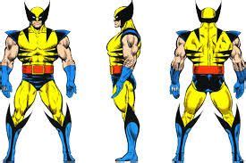 back of Wolverine yellow suit - Google Search | Desenho herois, Super herói, Wolverine desenho