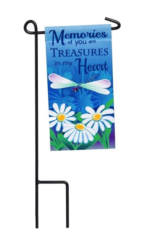 Memorial Garden Flags | In Loving Memory Cemetery Garden Flags – The Funeral Program Site