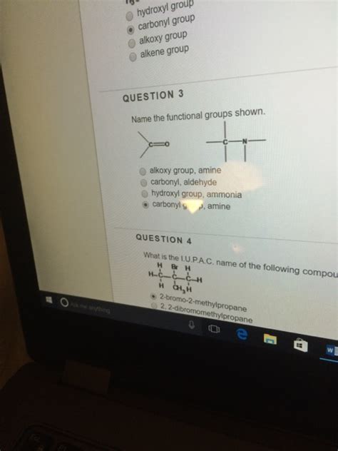 Solved Name the functional groups shown. alkoxy group, | Chegg.com