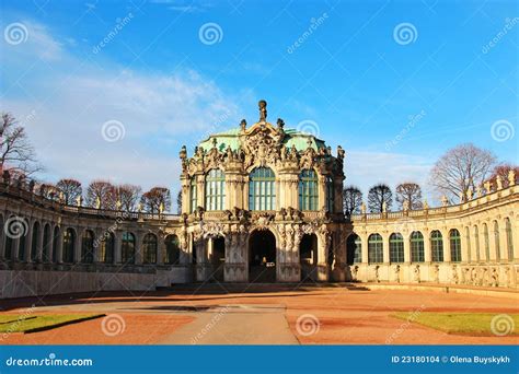 Zwinger Palace in Dresden stock photo. Image of sightseeing - 23180104