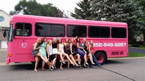 The Pink Diamond Party Bus Rental, Minneapolis MN - RentMyPartyBus, Inc.