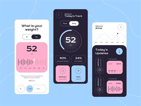 Fitness Tracker Mobile App by VANSHITA ARORA on Dribbble