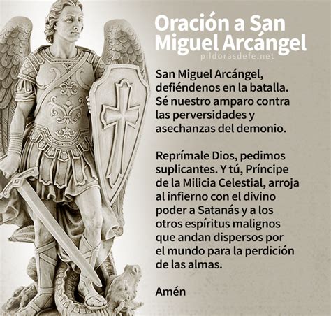 Pildorasdefe on Twitter: "Oración a San Miguel Arcángel contra todas las fuerzas del mal San ...