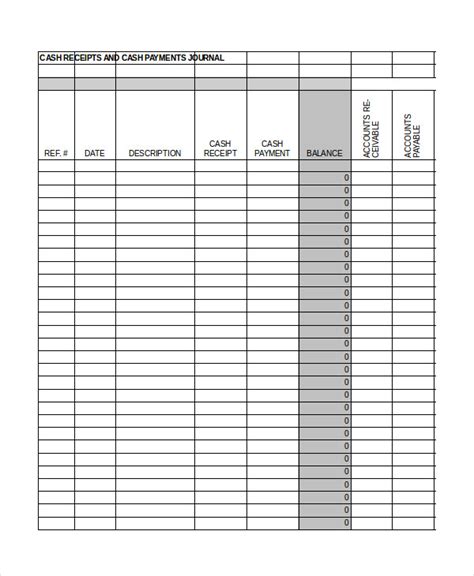 General Journal Template Excel