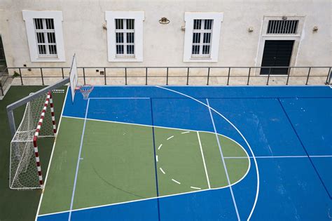 A Detailed Diagram of the Basketball Court