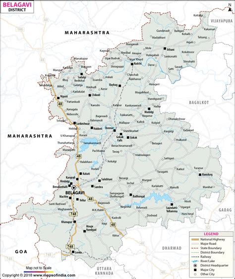 Belgaum District Map